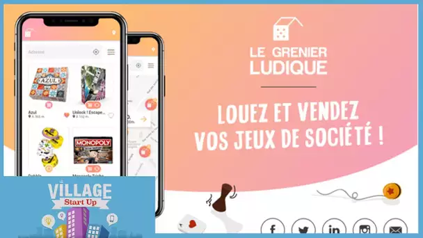 Le Grenier Ludique, louez des jeux de société - VILLAGE STARTUP NOVEMBRE 2019