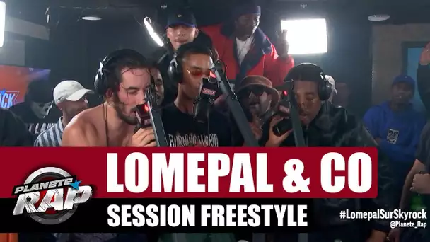 Lomepal session freestyle Di Meh & Slimka, Prince Waly, Laylow, Fixpen Sill, Youri, Yassine Stein