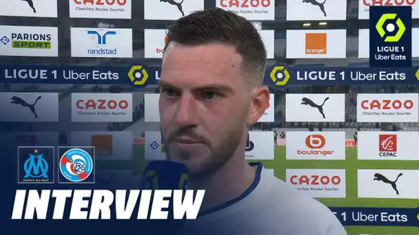 Interview de fin de match : OLYMPIQUE DE MARSEILLE - RC STRASBOURG ALSACE (2-2)  / 2022/2023