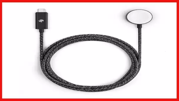 Ampere USB-C Watch Charger - 6.5ft Fast Charging USB C Travel Cable Compatible with Apple Watch