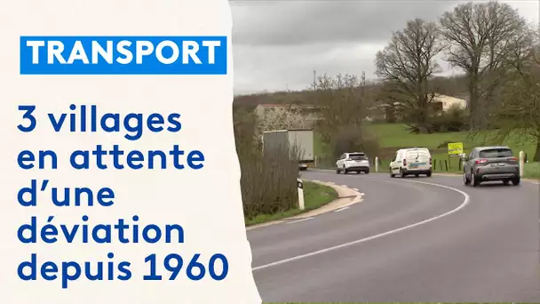 63 morts en 30 ans : les riverains manifestent pour la déviation de 3 villages sur la RN 19.