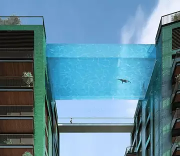 Londres accueillera bientôt une piscine suspendue entre deux immeubles