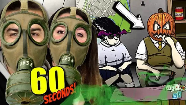 ON PASSE HALLOWEEN DANS LE BUNKER ! | 60 SECONDS FR