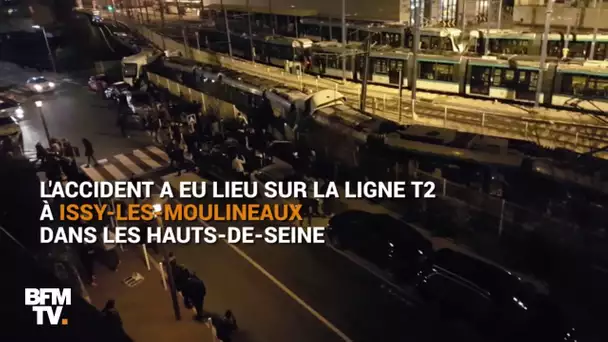 Douze blessés dans la collision de deux tramways à Issy-les-Moulineaux