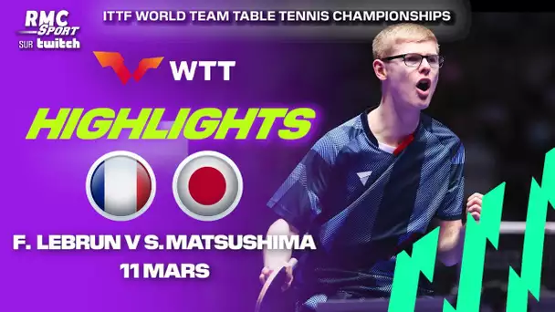 Smash Singapour : ouf de soulagement pour F. Lebrun vainqueur du Japonais, Matsushima