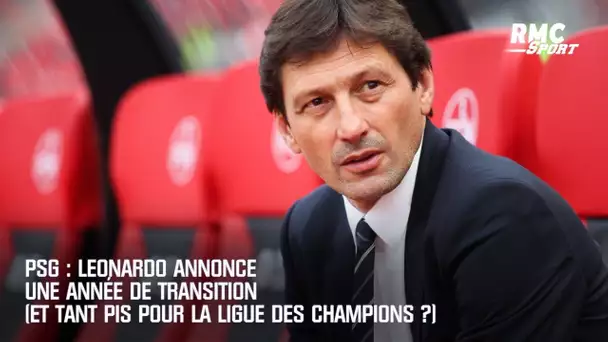 PSG : Leonardo annonce une année de transition (et tant pis pour la Ligue des champions ?)