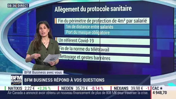 Nouveau protocole sanitaire pour les entreprises: qu'est-ce qui va changer ?