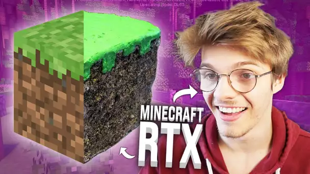 MINECRAFT AVEC DES GRAPHISMES REALISTES ?! - MINECRAFT RTX