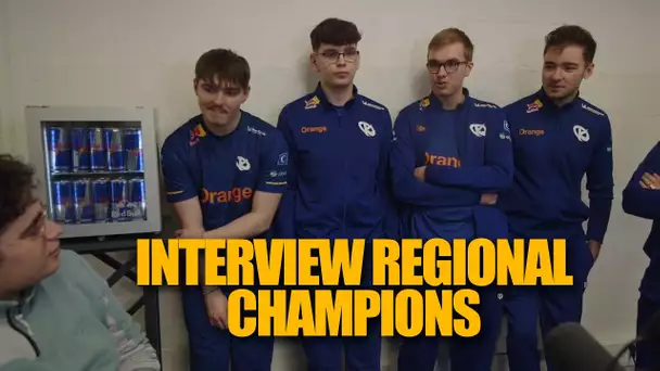 L'interview de l'équipe RL après la victoire au 1er régional