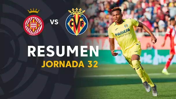 Resumen de Girona FC vs Villarreal CF (0-1)