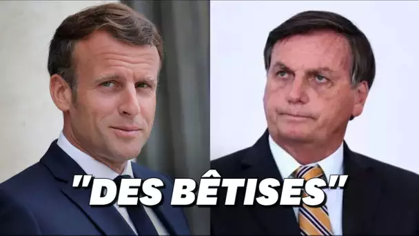 Déforestation en Amazonie: Boslonaro accuse à nouveau Macron de mauvaise foi