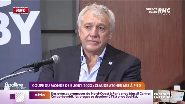 Coupe du monde de rugby 2023 : Claude Atcher mis à pied