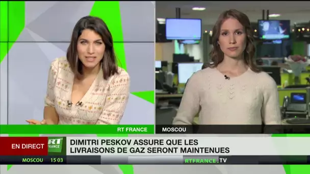 Dmitri Peskov assure que les livraisons de gaz à l’Europe seront maintenues