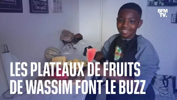 Une journée avec Wassim, le collégien de Bondy qui vend des plateaux de fruits