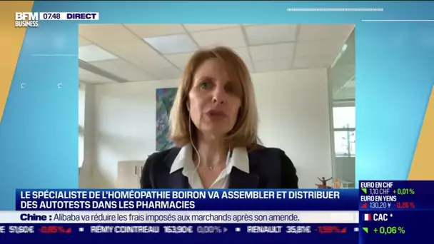 Valérie Lorentz-Poinsot (Boiron) : Boiron va distribuer des autotests dans les pharmacies
