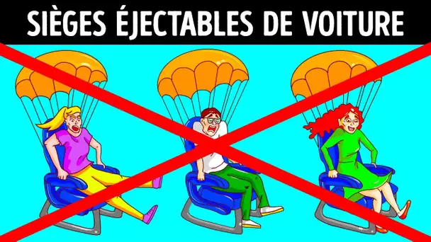 Pourquoi ta voiture n’a pas de siège éjectable