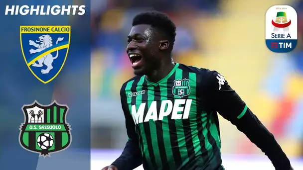 Frosinone 0-2 Sassuolo | Berardi on Target as Clinical Sassuolo Secure Away Victory | Serie A