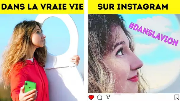 SUR INSTAGRAM VS DANS LA VRAIE VIE