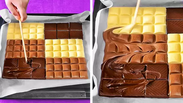 Recettes au chocolat que vous pouvez faire en 5 minutes 🍫😋 Desserts savoureux et recettes faciles