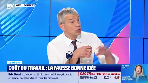 Nicolas Doze face à Jean-Marc Daniel : Coût du travail, la fausse bonne idée