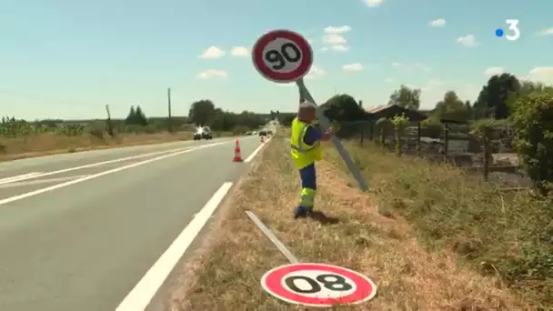 Maine-et-Loire :  rétablissement des 90 km/h sur certains axes