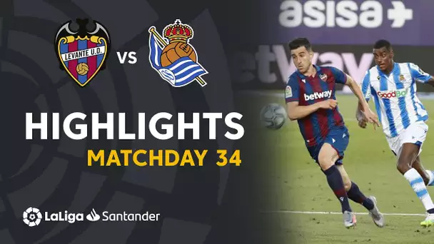 Highlights Levante UD vs Real Sociedad (1-1)