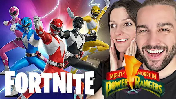On découvre TOUS les skins POWER RANGERS sur Fortnite !