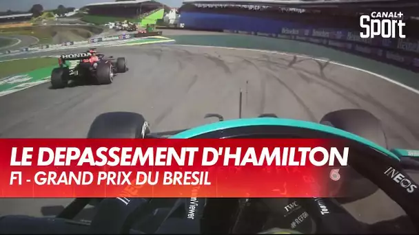 Le dépassement d'Hamilton sur Verstappen en caméra embarquée - GP du Brésil