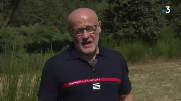 Face aux risques d'incendie, les consignes du Cdt P. Schiapparelli, en Ille-et-Vilaine 03/08/2020