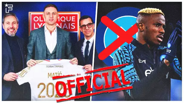 OFFICIEL : l'OL S'OFFRE ENFIN Nemanja Matic, Victor Osimhen VA QUITTER Naples | Revue de presse