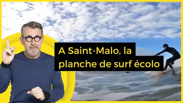 A Saint-Malo, la planche de surf écolo - C Jamy