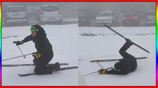 LA PREMIÈRE FOIS POUR MOMO AU SKI ... UNE CATASTROPHE - VLOG