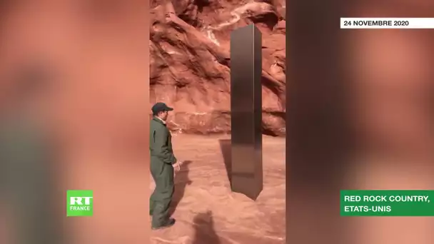 Etats-Unis: un mystérieux monolithe de métal découvert dans le désert de l'Utah
