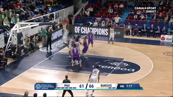 La claquette de Petr Cornelie ! - Basketball Champions League / Pau - Burgos