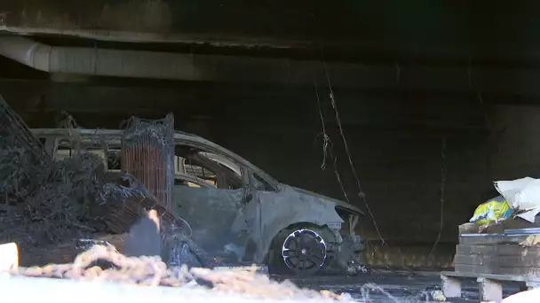 Nîmes : 8 voitures brûlées et les locaux des Douanes détruits par un incendie volontaire
