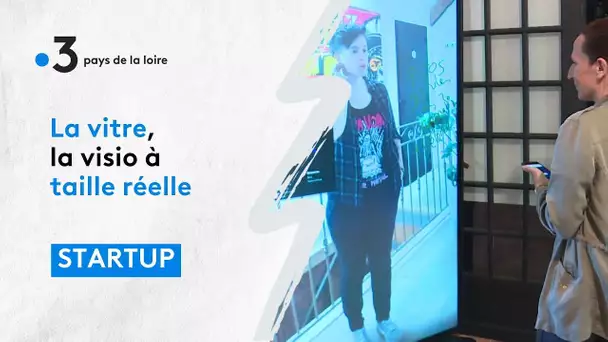 Startup Nantes : La vitre, la visio à taille réelle