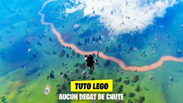 AUCUN DEGAT DE CHUTE EN TOMBANT ! (ASTUCE LEGO FORTNITE)