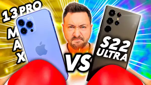 iPhone 13 Pro Max vs Galaxy S22 Ultra : le Gros Comparatif !