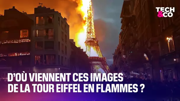 Ces images de la Tour Eiffel en flammes ont trompé des millions d'internautes du monde entier