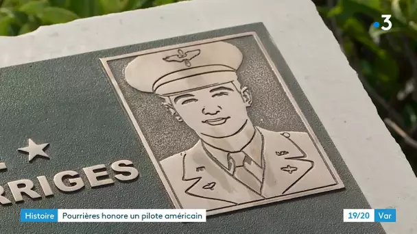 Pourrières : le village honore un pilote américain mort en 1944