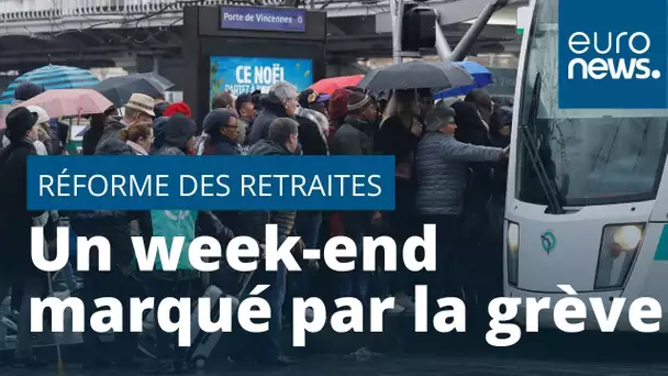 Réforme des retraites : les transports perturbés en France ce week-end
