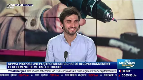 Toussaint Wattinne (Upway): Upway propose le reconditionnement et la revente de vélos électriques