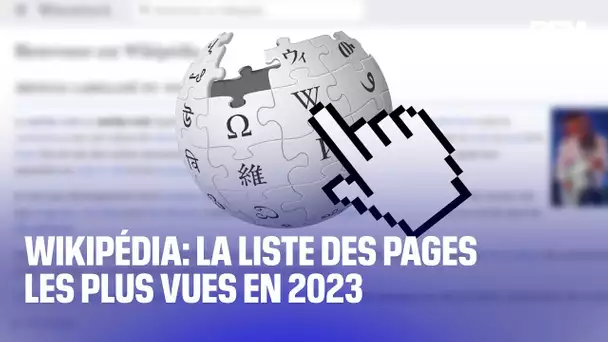 Wikipédia: voici la liste des pages les plus vues en 2023