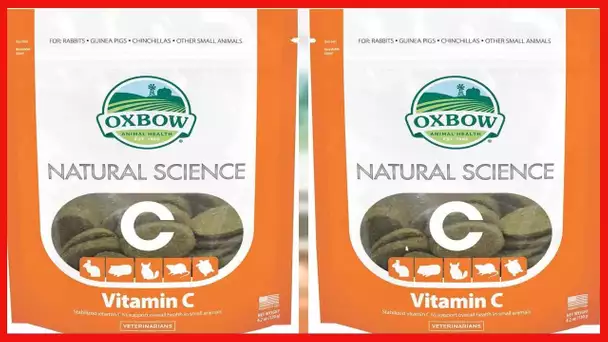 Oxbow Natural Science Vitamin C Supplement Hay tabs Rabbit Chinchilla Guinea Pig