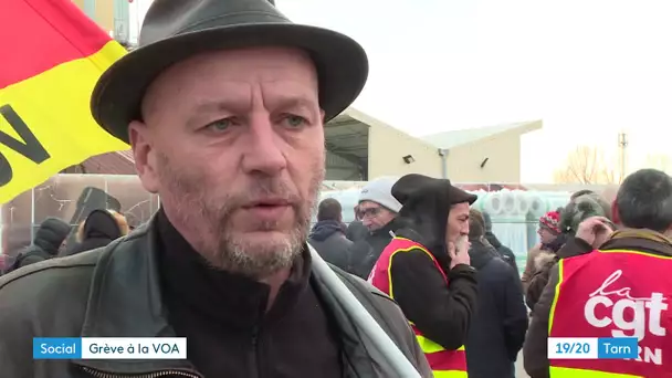 La Verrerie Ouvrière d'Albi en grève