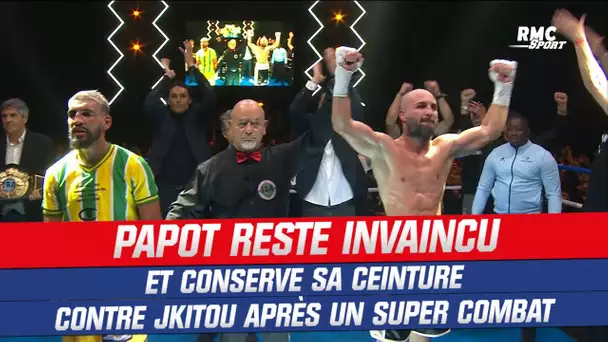 Boxe : Papot reste invaincu et conserve sa ceinture IBA face à Jkitou après un énorme combat