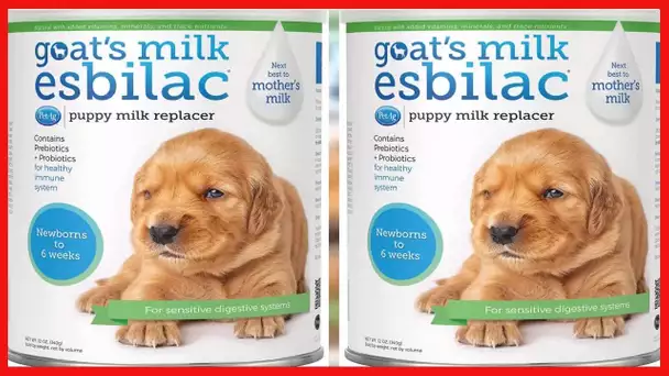 PetAg Esbilac Goat's Milk Powder Puppy Milk Replacer - Milk Formula for Puppies with Sensitive