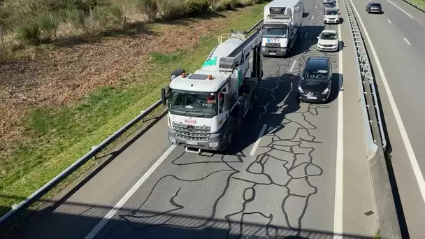 Haute-Vienne : opération escargot des routiers contre le prix de l'essence