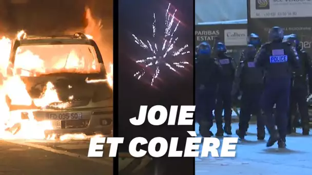 Des supporters du PSG provoquent la police pendant que les Marseillais célèbrent la défaite