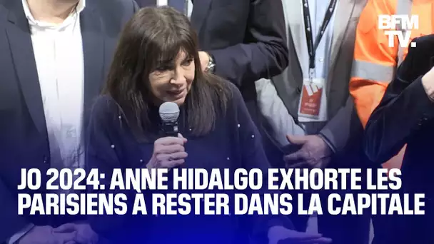 "Ne partez pas, ça serait une connerie!": Anne Hidalgo exhorte les Parisiens à rester pendant les JO